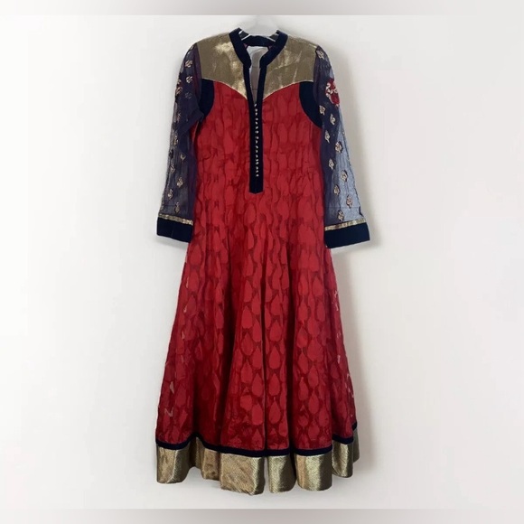 Karishma anarkali gown kurti indian pakistani dress size XL (US juniors size) - Picture 13 of 16